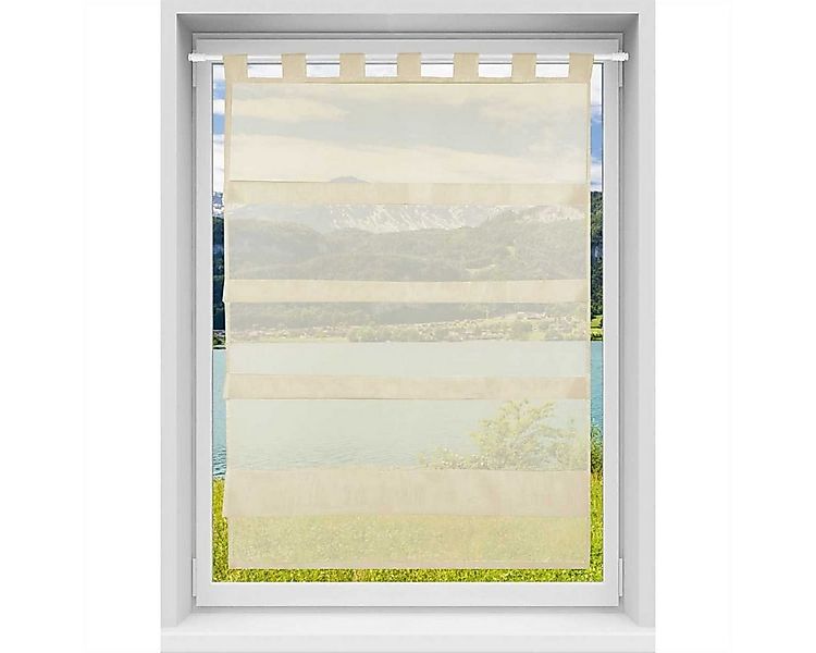 Bestlivings Vorhang (1 St), Schlaufen, transparent, Microfaser, Küchengardi günstig online kaufen