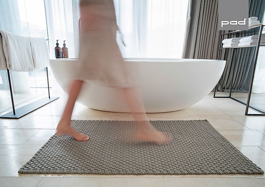 PAD Fußmatte "UNI, Schmutzfangmatte" rechteckig 15 mm Höhe handgewebt, Uni günstig online kaufen