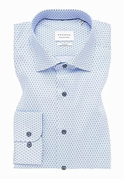 Eterna Businesshemd – Minimal Print – Twill Langarm Businesshemd günstig online kaufen