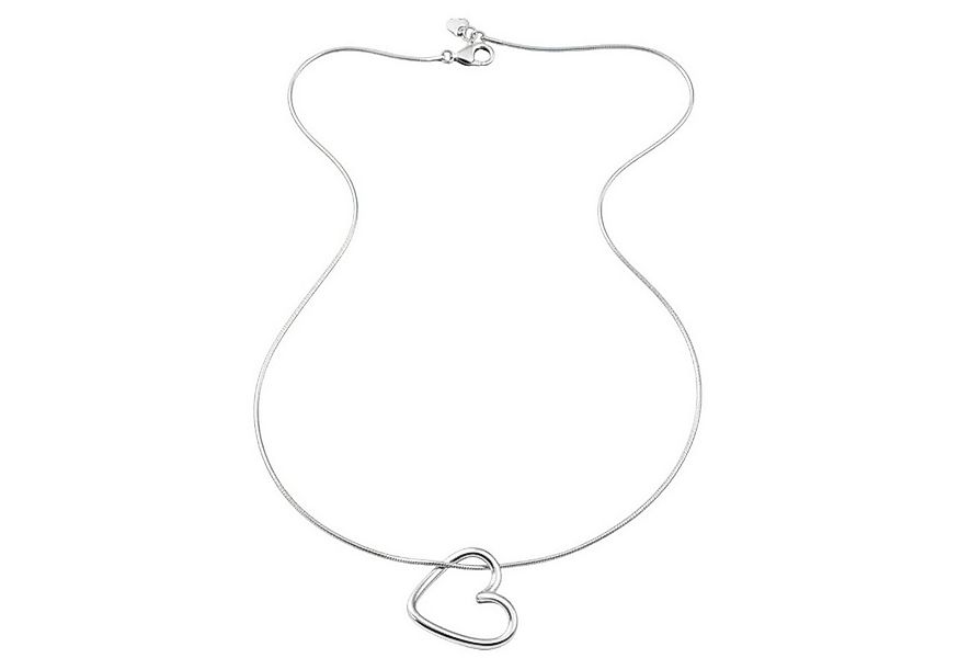 KARMA Kette mit Anhänger Damen Herz Silber oder Gold Edelstahl wasserfest & günstig online kaufen