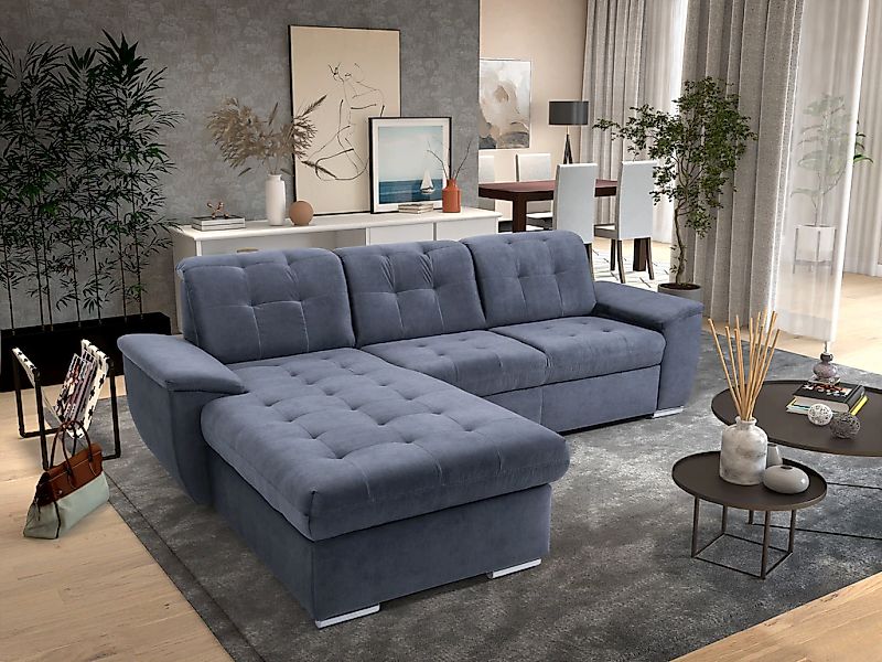 exxpo - sofa fashion Ecksofa "Derby Inkl. Kopfteilverstellung, wahlw. Bett günstig online kaufen