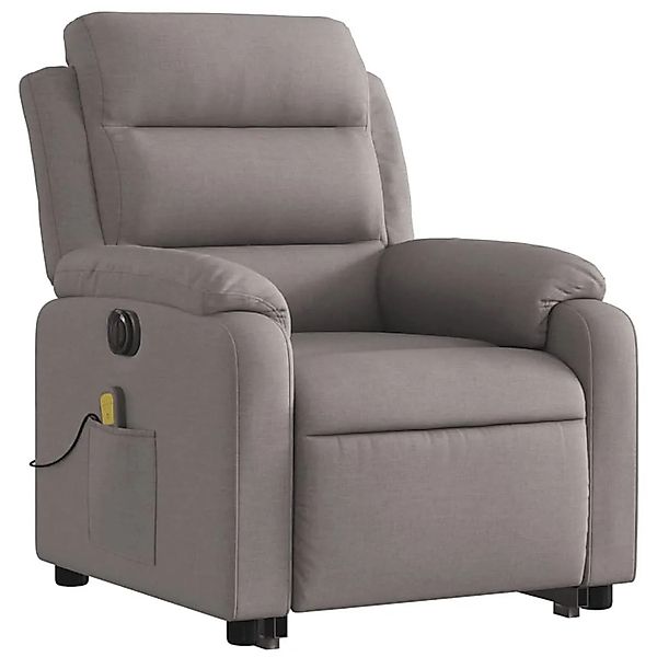 vidaXL Elektrischer Massagesessel mit Aufstehhilfe Taupe Stoff 3205024 günstig online kaufen