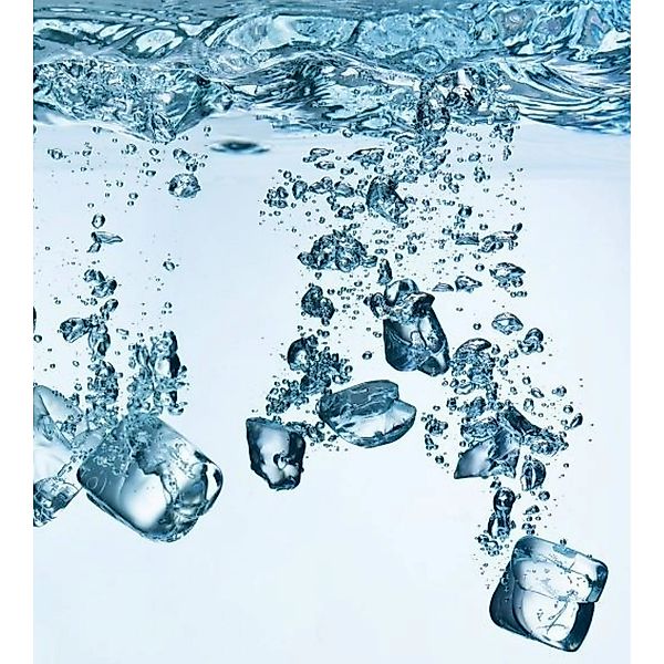 Fototapete ICE CUBES  | MS-3-0237 | Blau | Digitaldruck auf Vliesträger günstig online kaufen