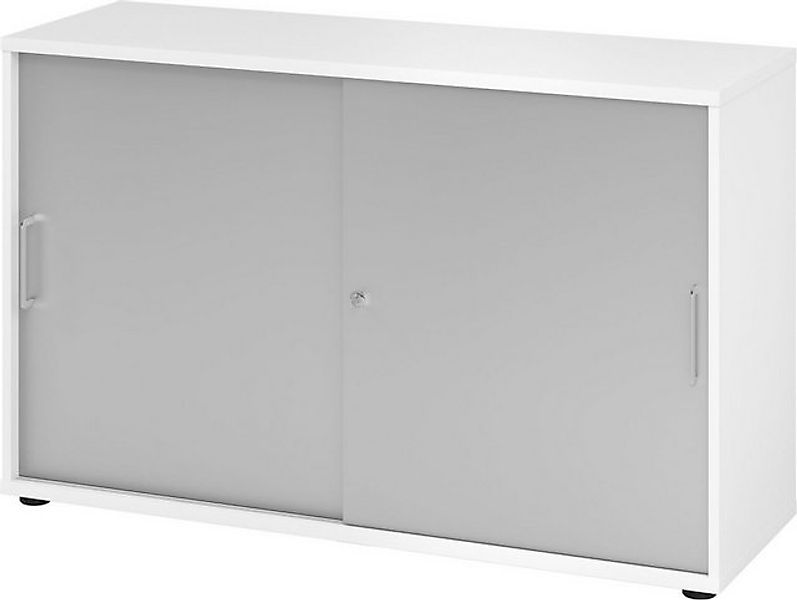 HAMMERBACHER Aktenschrank Schiebetürschrank Derie 9 2 OH BxTxH 120x40x74,8c günstig online kaufen