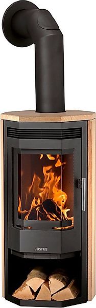 JUSTUS Kaminofen Usedom 5, 5,5 kW, Zeitbrand, Holzfach, Sandstein, mit mass günstig online kaufen
