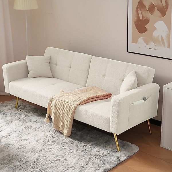 MODFU Schlafsofa mit Bettfunktion, Bettsofa,Klappsofa,Gästebett, verstellba günstig online kaufen