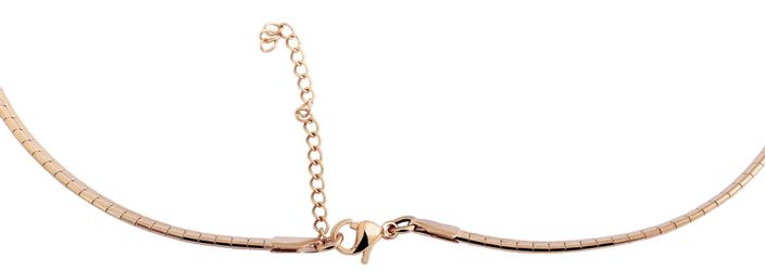 AKZENT Edelstahlkette Teresa Akzent Omega-Halsreif, Edelstahl, günstig online kaufen