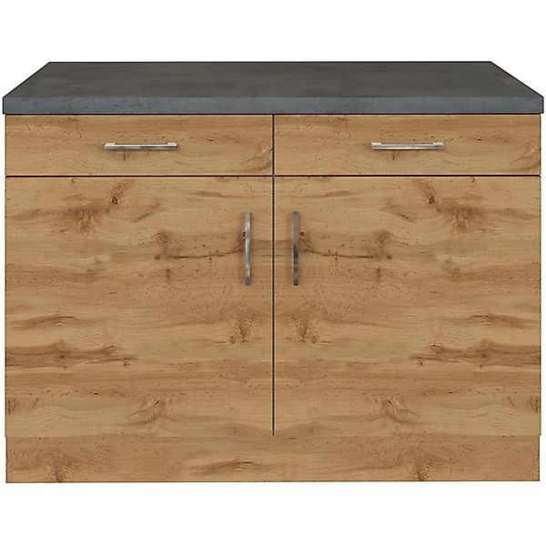 Held Möbel Küchen-Unterschrank Sorrento 100x85x60cm 2 Tür. 2Schubk.+Boden W günstig online kaufen