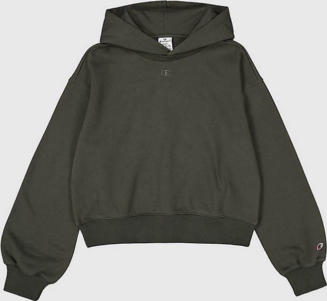 Champion Kapuzensweatshirt Damen Fleece-Hoodie mit Ton-in-Ton C-Logo - Mili günstig online kaufen