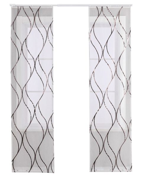 Joyswahl Schiebegardine (2 St), Klettband, transparent, günstig online kaufen