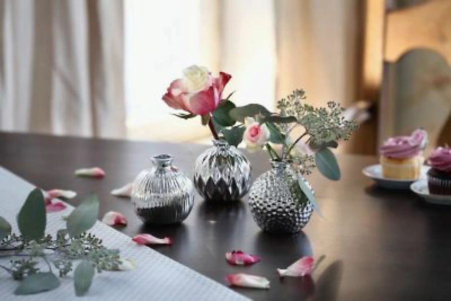 HOME Living Vase Silberschein Dekoobjekte silber günstig online kaufen