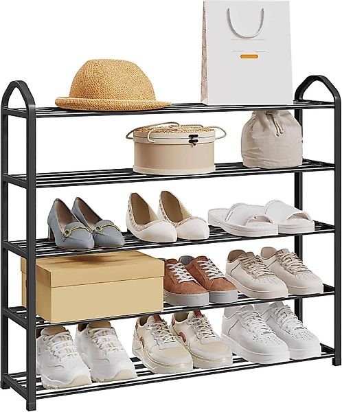 EUGAD Schuhregal, 1-tlg., 5-Ebenen–Metallrohrgestell, für Flur, günstig online kaufen