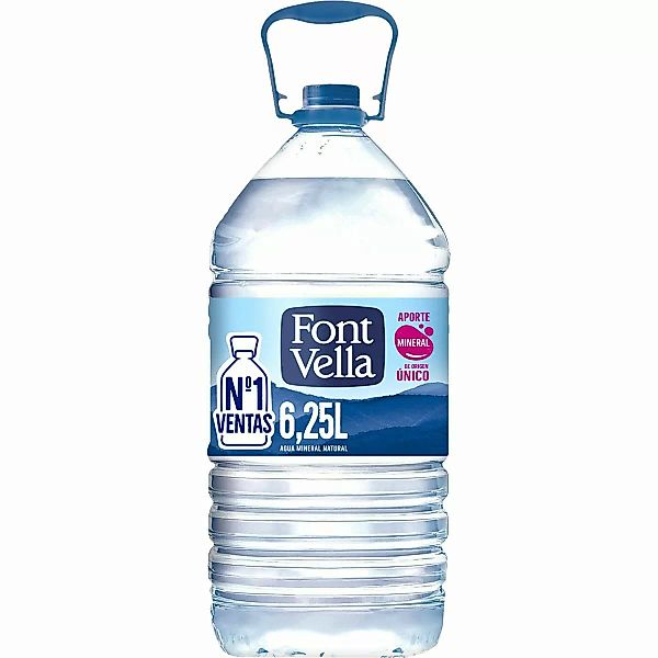 Wasserkaraffe Font Vella 6,25 L Natürliches Mineralwasser günstig online kaufen