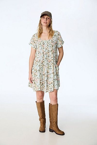 Himalaya Clothing Tunika Kleid Damen mit zartem floralem Muster atmungsakti günstig online kaufen