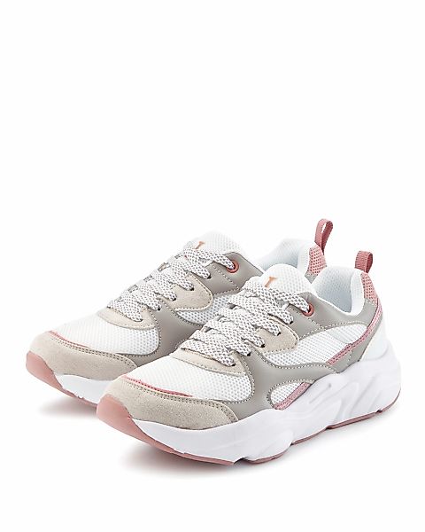 LASCANA Sneaker "Turnschuhe," mit ultraleichter Chunky-Sohle, Schnürhalbsch günstig online kaufen
