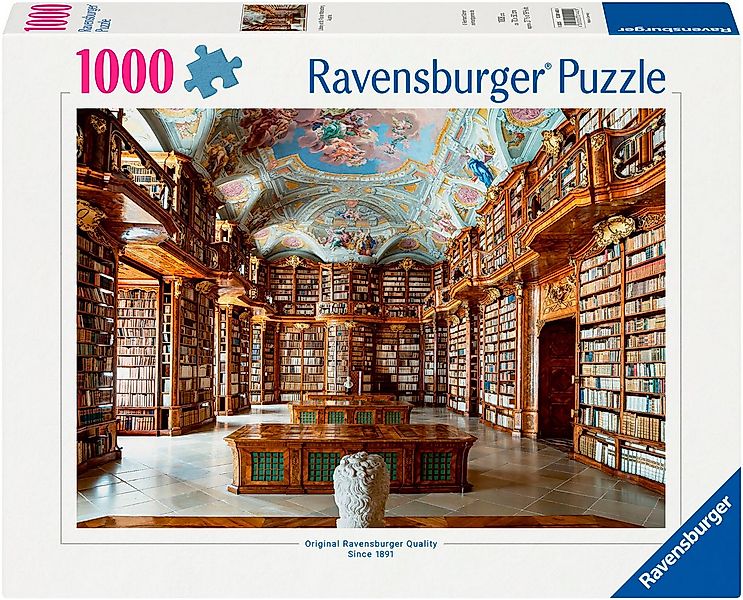 Ravensburger Puzzle Bibliothek in St. Florian Monastery, Österreich, 1000 P günstig online kaufen