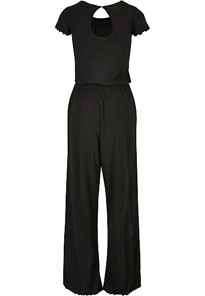 URBAN CLASSICS Jumpsuit "Urban Classics Damen Ladies Rib Wid Leg Jumpsuit", günstig online kaufen