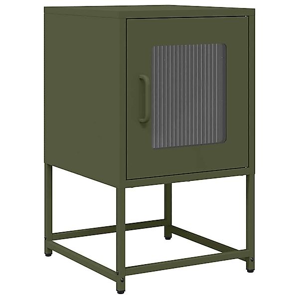 vidaXL Nachttisch Nachttisch Olivgrün 36x39x60,5 cm günstig online kaufen