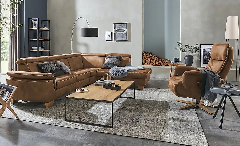 Mein Sofa bold Ecksofa  Beata ¦ braun ¦ Maße (cm): B: 270 H: 80 T: 233 Pols günstig online kaufen