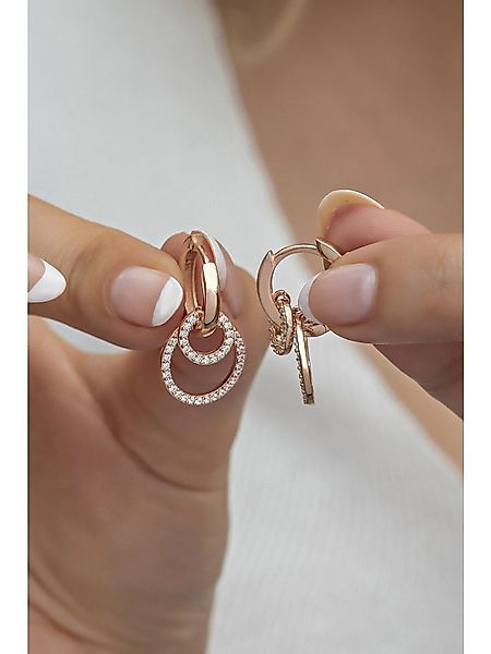 Nisan Ohrring-Set, Elegante 925er Sterling Silber Ohrringe Damen, Creolen m günstig online kaufen