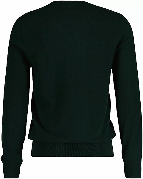 Gant V-Ausschnitt-Pullover "EXTRAFINE LAMBSWOOL V-NECK", mit Logostickerei günstig online kaufen