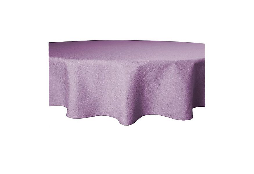 Haus und Deko Tischdecke Tischdecke rund Leinenoptik Lotuseffekt Tischwäsch günstig online kaufen