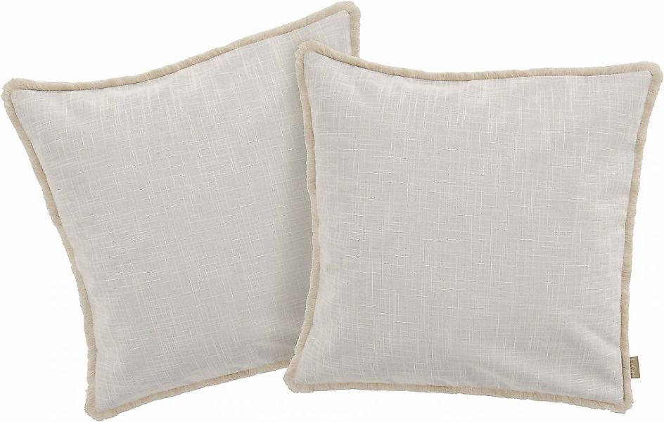 LeGer Home by Lena Gercke Dekokissen "Marusha" Leinenoptik, 50x50 Dekokisse günstig online kaufen