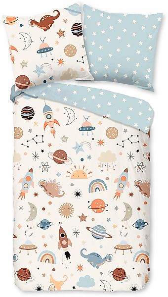 good morning Babybettwäsche "Eclips" 2 Stk. Baumwolle, Renforcé, 2 Teilig, günstig online kaufen