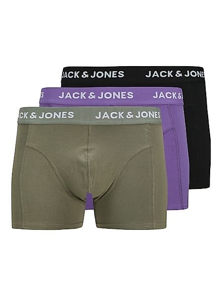 Jack & Jones Trunk "JACROB SOLID TRUNKS 3 PACK SN" 3 Stk. tlg., mit Logo Sc günstig online kaufen