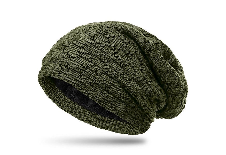 Caspar Beanie MU133 warme Feinstrick Mütze mit weichem Fleece Innenfutter günstig online kaufen