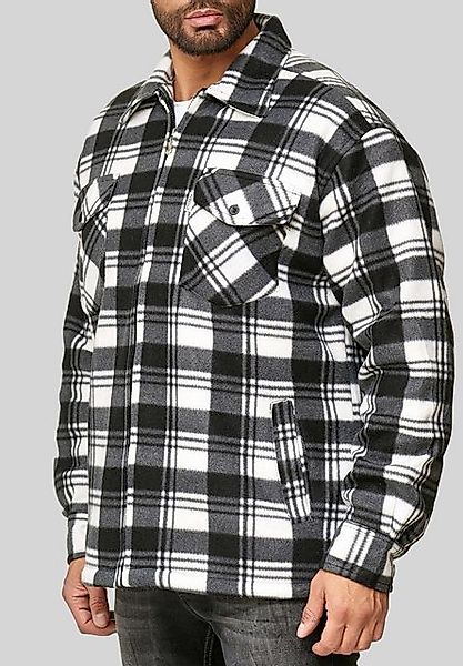 Egomaxx Blouson Fleece Holzfäller Kariert Gefüttert JOEY günstig online kaufen