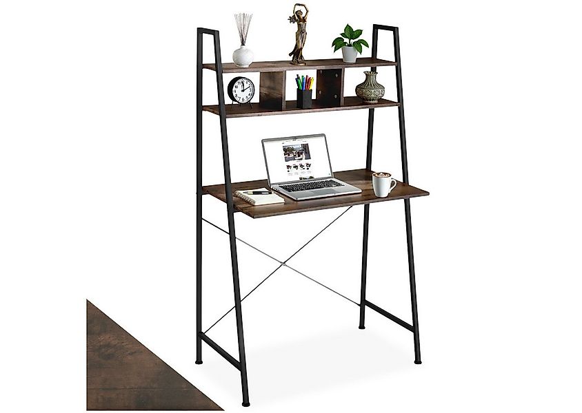 tectake Schreibtisch Computertisch Exeter 85,5x46,5x140cm (1-St., 1 tlg), R günstig online kaufen
