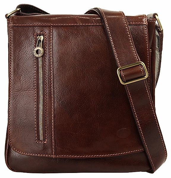 Piké Umhängetasche echt Leder, Made in Italy günstig online kaufen