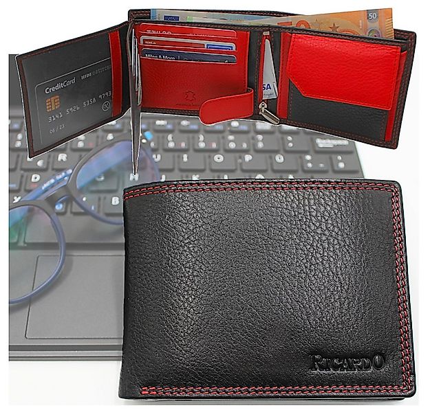 L&B Geldbörse Nappaleder Bi-Color Portemonnaie, mit RFID-Schutz >287< Geldb günstig online kaufen