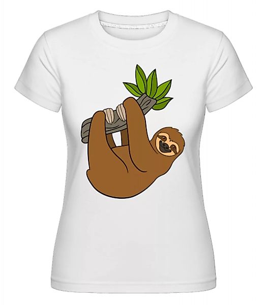 Faultier Hängt Am Ast · Shirtinator Frauen T-Shirt günstig online kaufen