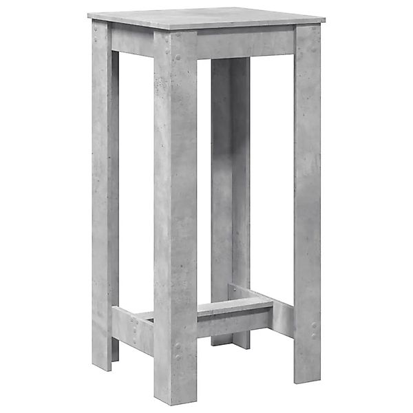 vidaXL Bartisch Betongrau 51x50x103,5 cm Holzwerkstoff 854403 günstig online kaufen