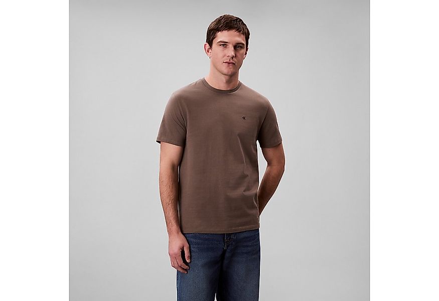 Calvin Klein Jeans T-Shirt SS SMOOTH CTTN SOLID CREWNK TEE mit Logo günstig online kaufen