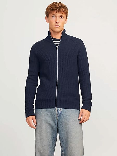 Jack & Jones Strickjacke "JJPANNEL KNIT ZIP CARDIGAN AW24" günstig online kaufen