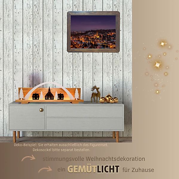 Weigla Dekofigur »Figurenset "Seiffen" für WEIGLA Dekosockel, aus Holz« Erz günstig online kaufen