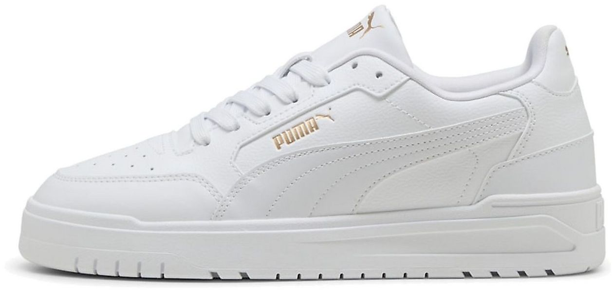 PUMA Puma Shuffle Downtown White-White-Gold Sneaker günstig online kaufen