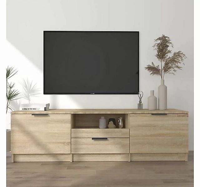 furnicato TV-Schrank Sonoma-Eiche 140x35x40 cm Holzwerkstoff günstig online kaufen