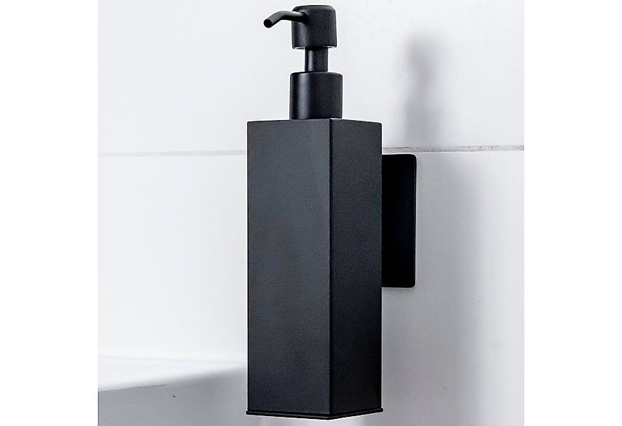 ELMOWO Seifenspender ohne Bohren 220ml Edelstahl für Wandmontage - Spender günstig online kaufen