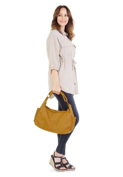 Samantha Look Henkeltasche echt Leder, Made in Italy günstig online kaufen