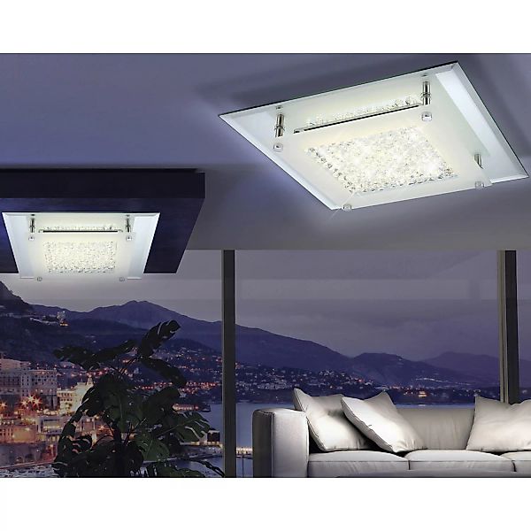 Globo LED-Deckenleuchte Liana günstig online kaufen