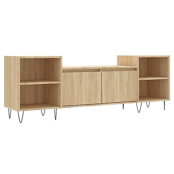 vidaXL TV-Schrank TV-Board Sonoma-Eiche 160x35x55 cm Holzwerkstoff günstig online kaufen