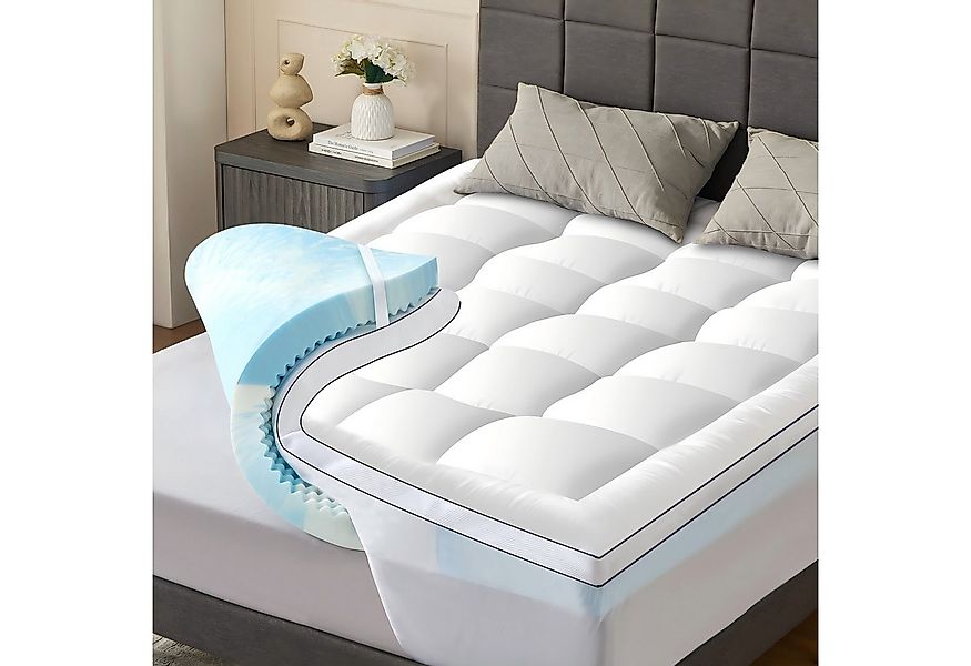 NicePlus, Topper Matratzentopper, Topper H2/H3, 10 cm hoch, Topper für Boxs günstig online kaufen