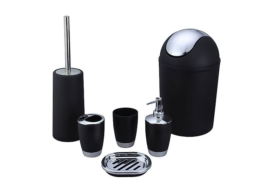 Refined Living Seifenspender Badaccessoires-Sets Bathroom 6-teiliges Badzub günstig online kaufen