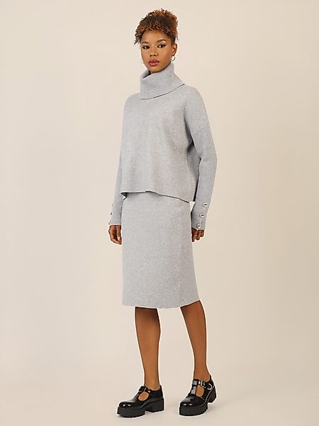 Apart Rollkragenpullover mit Rollkragen und Schmuckknöpfen günstig online kaufen