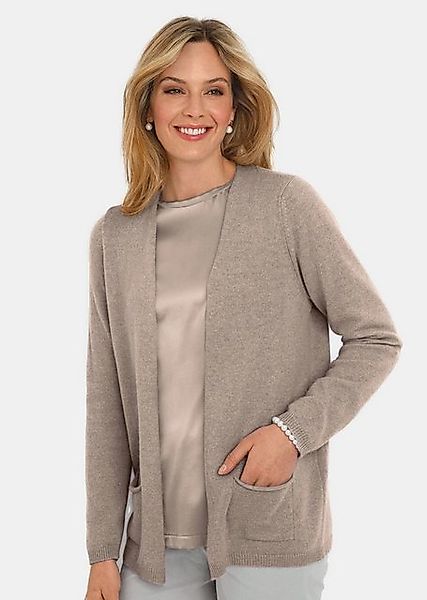 GOLDNER Kaschmirpullover Kurzgröße: Kaschmir-Longstrickjacke günstig online kaufen