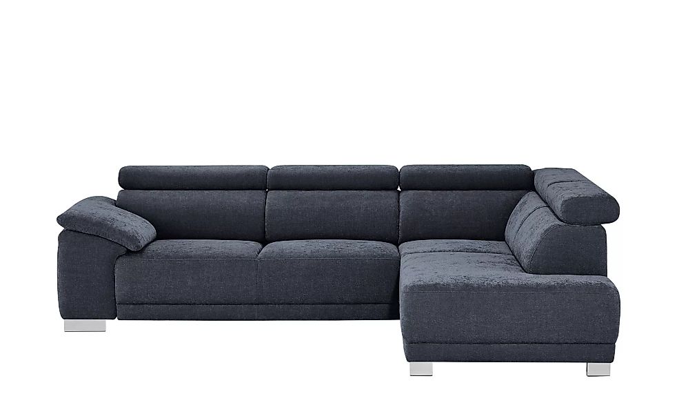 Ecksofa - blau - 76 cm - Polstermöbel > Sofas > Ecksofas - Möbel Kraft günstig online kaufen